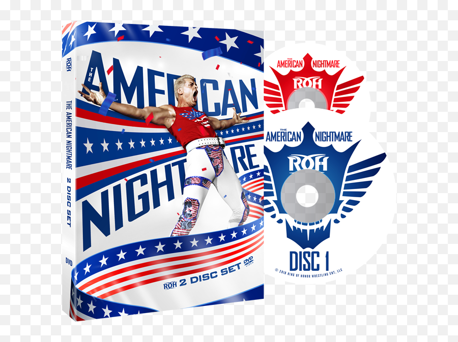American 2 Disc Dvd Set - Cody American Nightmare Dvd Png,Cody Rhodes Png