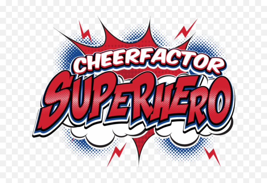 Superhero Classes - Cheer Factor Gym Clip Art Png,Super Hero Logo