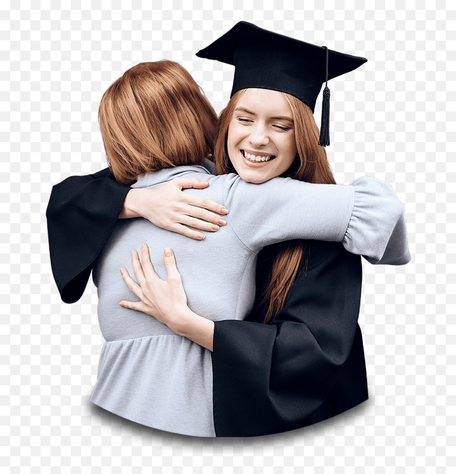 Download College Graduation With Parents Hd Png - Graduation Ceremony,Mortarboard Png