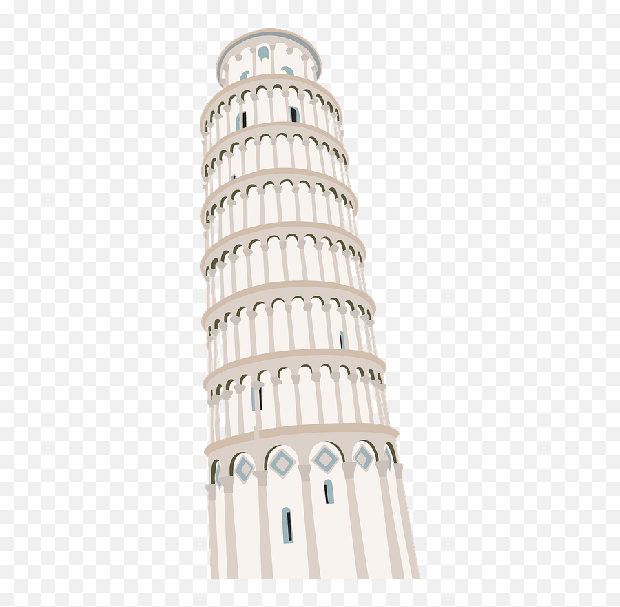 Leaning Tower Of Pisa Clipart - Piazza Dei Miracoli Png,Leaning Tower Of Pisa Png