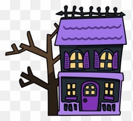 Free Cartoon Picture Of House Download - Haunted Art png