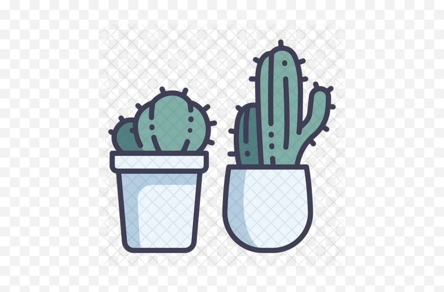 Cactus Pot Icon - Illustration Png,Cute Cactus Png