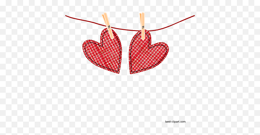 Free Heart Clip Art Images And Graphics - Hanging Photo Clips Clipart Png,Png Hearts