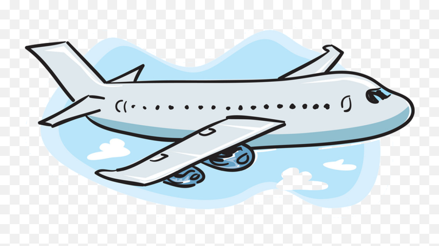 Clipart Airplane Transparent Background - Pesawat Clipart Png,Airplane Clipart Transparent Background