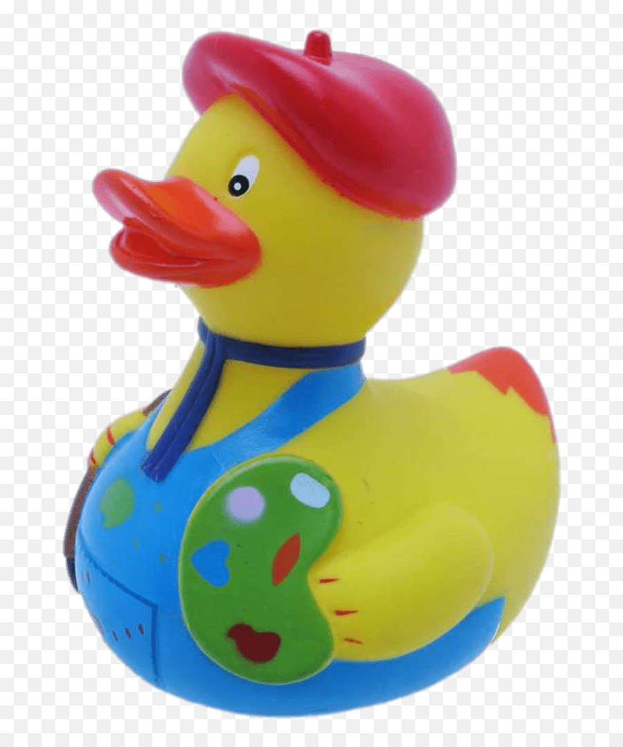 Artist Rubber Duck Transparent Png - Rubber Png Duck,Rubber Ducky Png