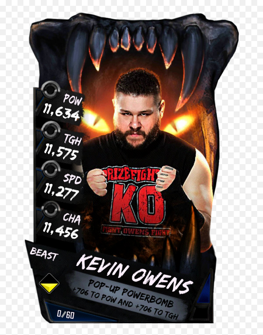 Download Kevinowens S4 16 Beast - Wwe Supercard Alexa Bliss Png,Kevin Owens Png