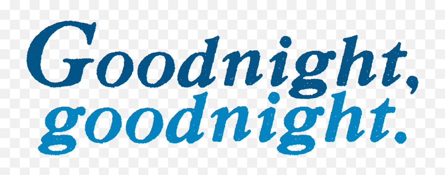Goodnight Projects - Winter Goodnight Transparent Blue Png,Good Night Logo