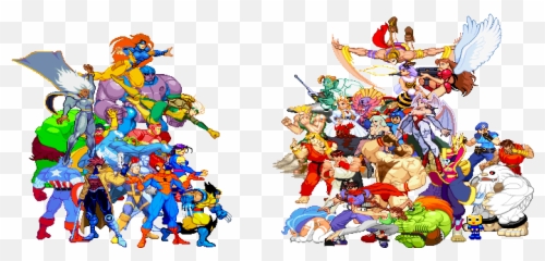Marvel Vs Capcom Wallpaper - Marvel Vs Cap 1 Png,Marvel Vs Capcom Png