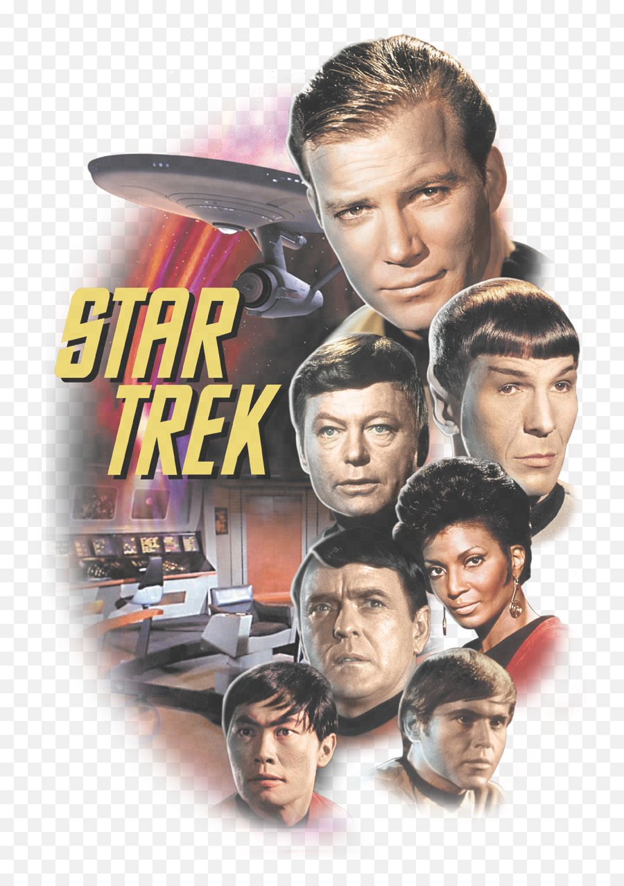 Star Trek The Classic Crew Mens Ringer - Star Trek Tos T Shirt Crew Png,Star Trek Enterprise Png