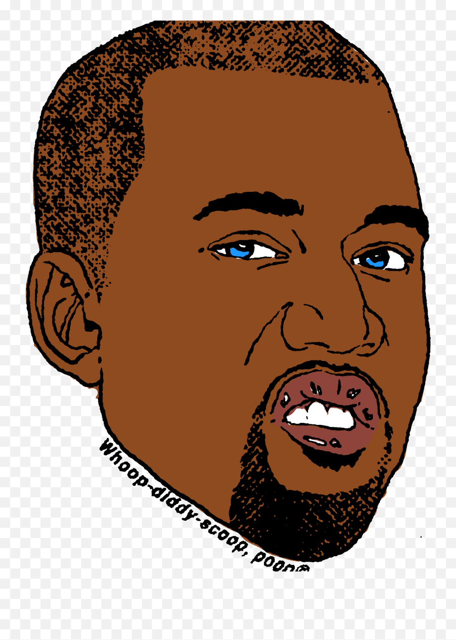Kanye West Face Png - For Adult,Kanye West Transparent Background