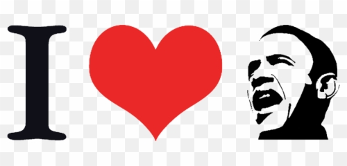 The I Heart Obama Shirt - Background png