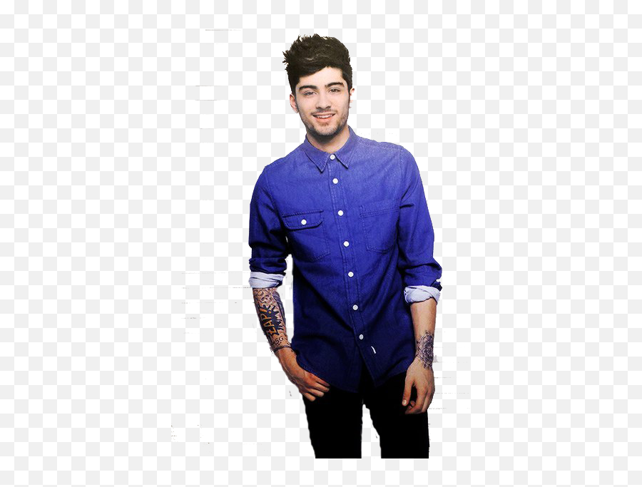 Zayn Png 2015 3 Image - Zayn Malik In Blue Shirt,Zayn Png