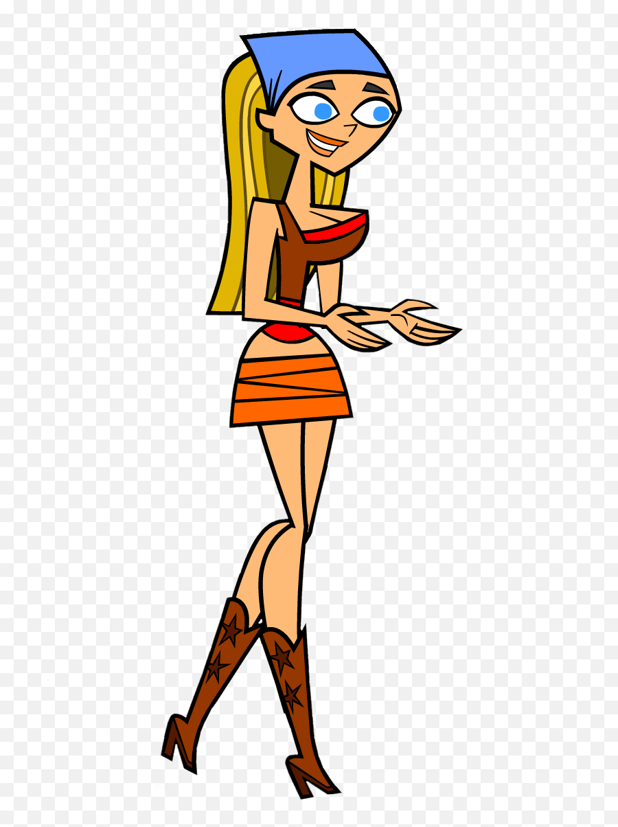 Total Drama Lindsay Hands Outstretched - Lindsay In Total Drama Island Png,Leg Transparent