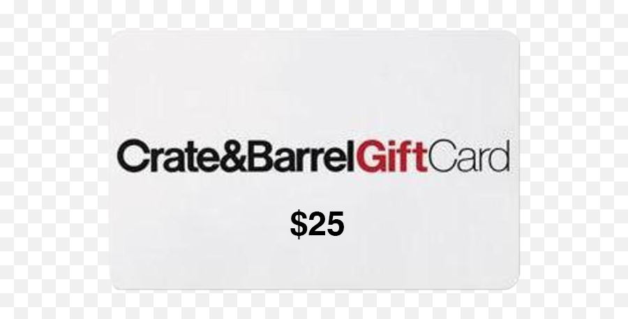 Crate And Barrel Gift Card - Crate And Barrel Gift Card Png,Crate And Barrel Logo