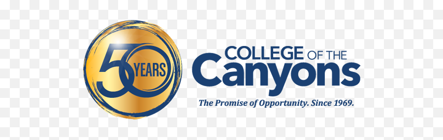 50th Anniversary - Vertical Png,College Of The Canyons Logo
