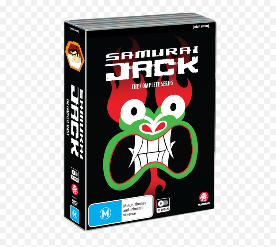 Samurai Jack - The Complete Seasons 15 Dvd Png,Samurai Jack Png