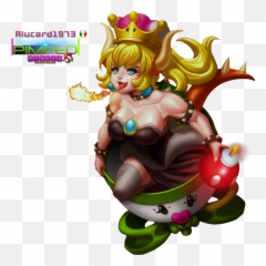 Bowsette And Koopa Clownette Car - Bowsette Png,Bowsette Png