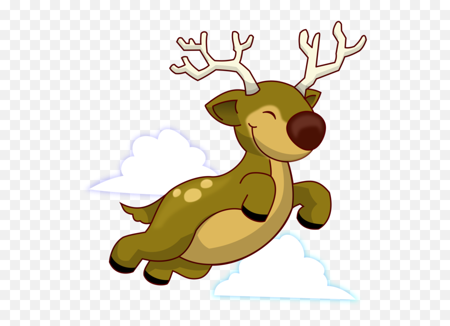 Rudolph Reindeer Santa Claus Wildlife Antler For Christmas Png Antlers