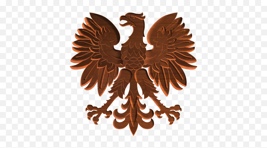 Download Hd Eagle Banner Symbol - Poland Eagle Transparent Polish Eagle Sticker Png,Eagle Symbol Png