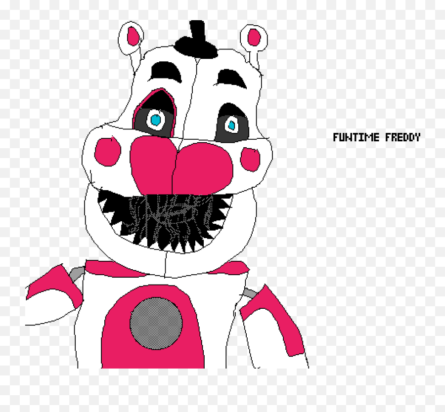 Pixilart - Funtime Freddy By Missfnaf Dot Png,Funtime Freddy Transparent