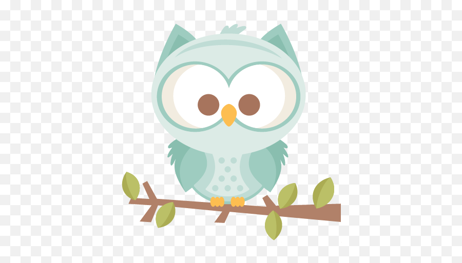 Boy Owl Svg Scrapbook Cut File Cute Clip 189777 - Png Clip Art Owl On Branch Png,Owl Silhouette Png