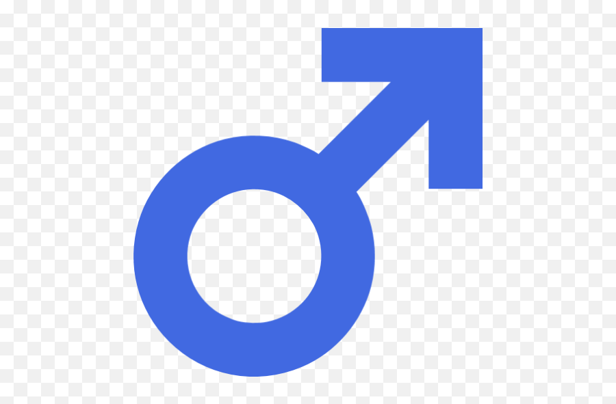 Royal Blue Male 2 Icon - Male Gender Icon Blue Png,Male Gender Icon
