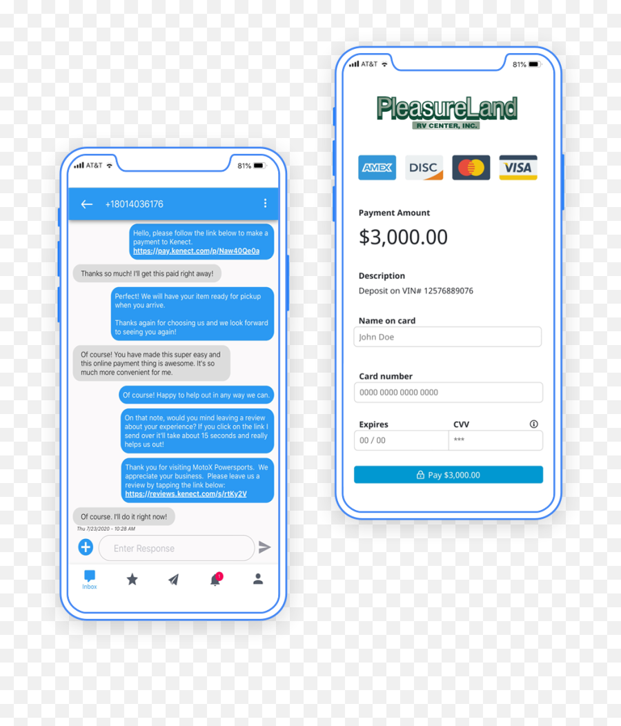 Enable Customers To Pay By Text Kenect - Technology Applications Png,Samsung Pay Icon