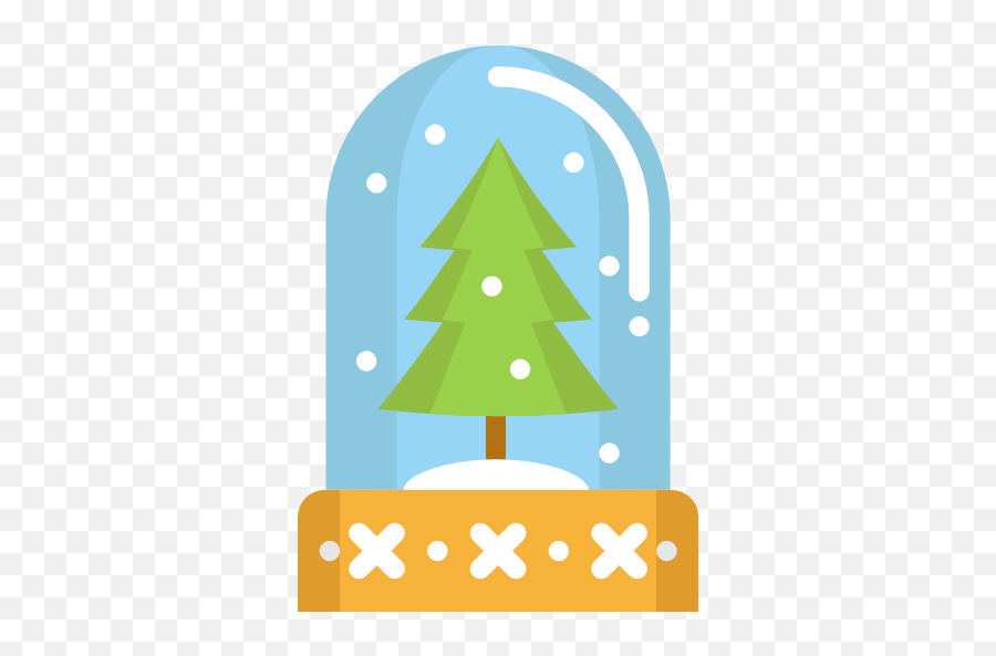 2 De 3 Flat Color Snow Globe Icon Png