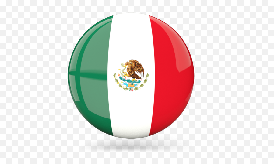 Glossy Round Icon - Circle Mexico Flag Png,Mexico Map Icon