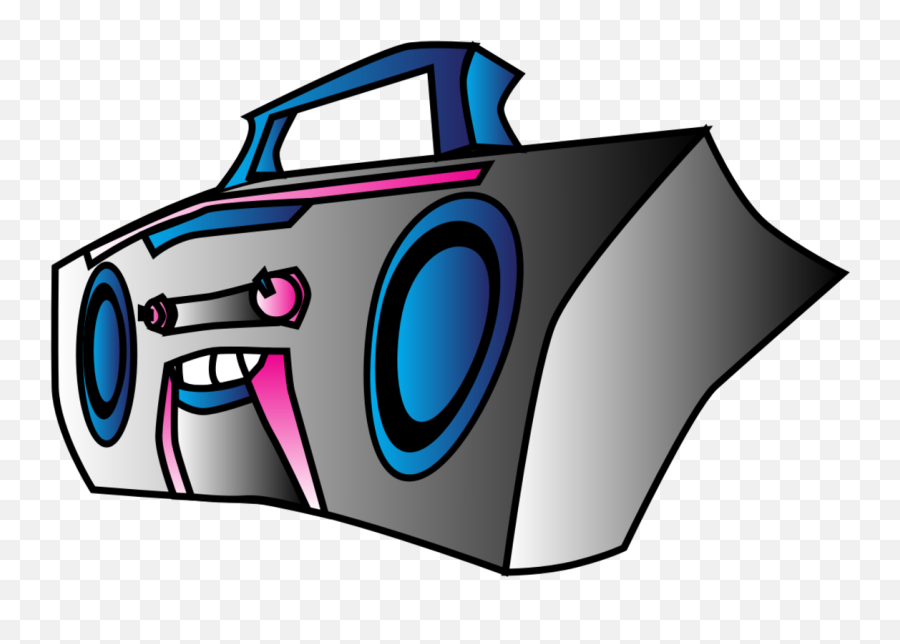 Boombox Computer Icons Compact Cassette - Png Boom Box Cartoon,Boom Box Png