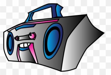 Boombox Computer Icons Compact Cassette - Png Box Cartoon