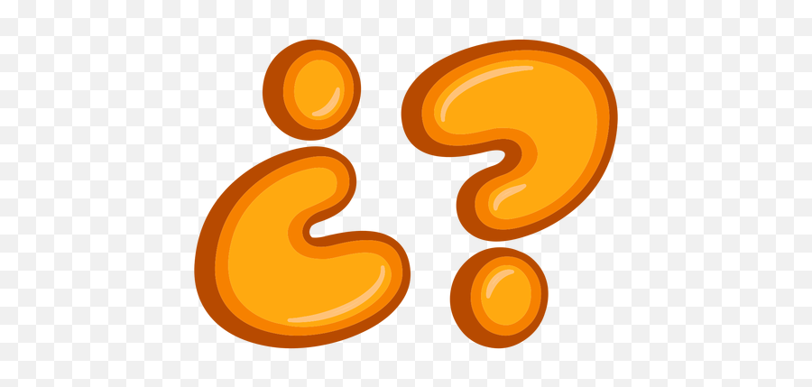 Question Marks Punctuation Glossy Ad - Signos De Interrogacion Png,Orange Question Mark Icon