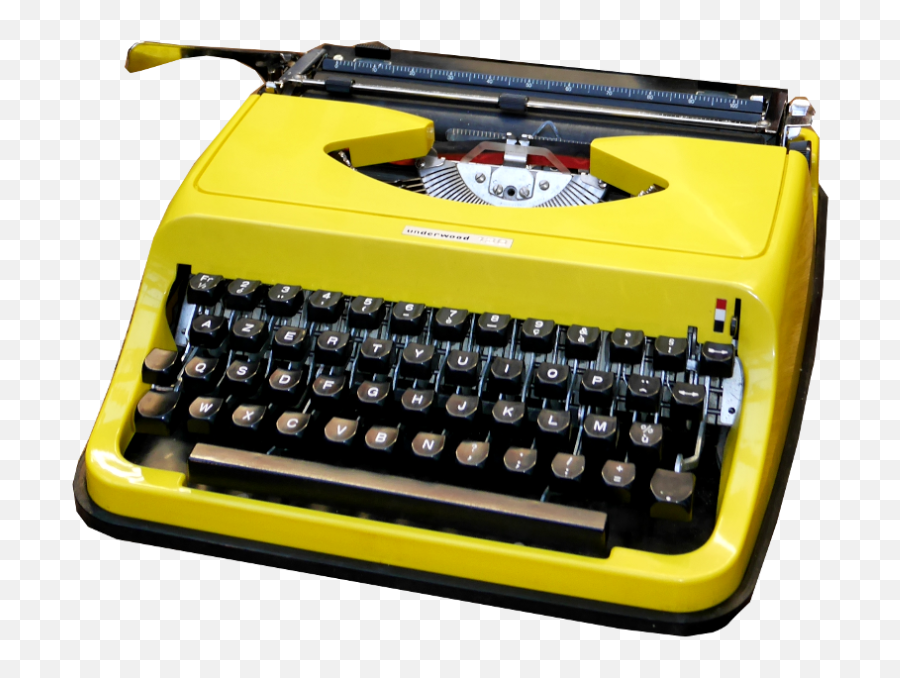 Typewriter Png Hd - High Quality Image For Free Here Yellow Typing Machine Png,Typewriter Icon