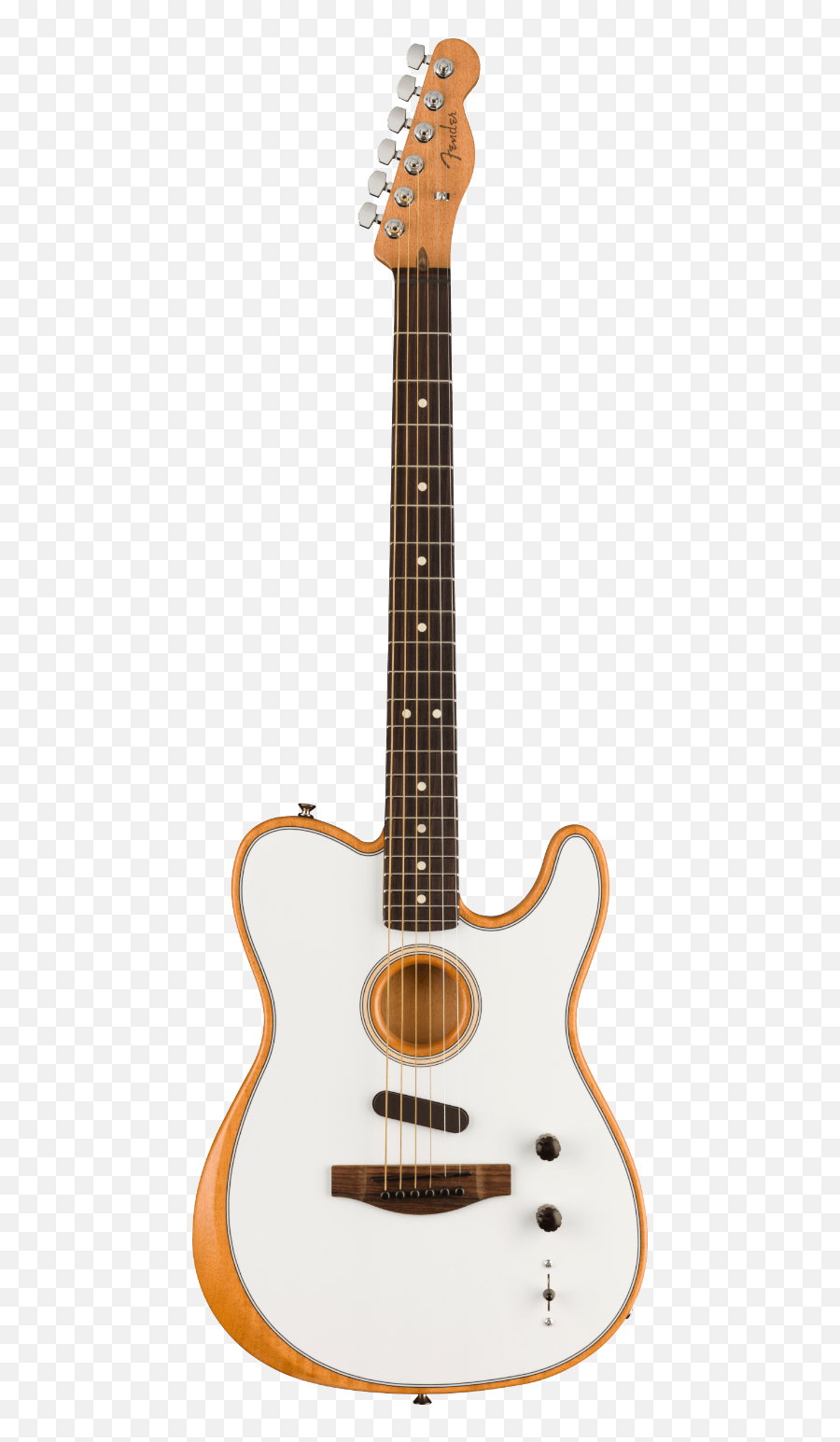 Fender Acoustasonic Player Telecaster Rosewood Fingerboard Arctic White - Solid Png,Hofner Icon Series