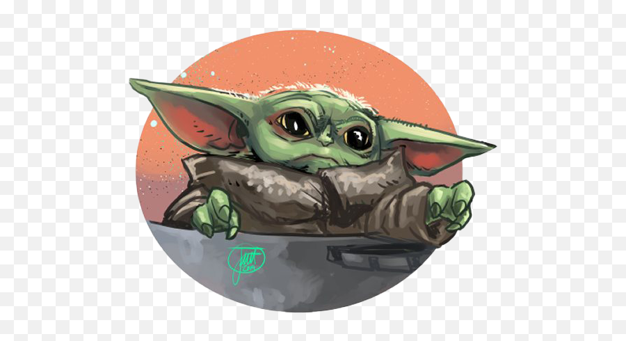 Star Wars Cute Baby Yoda Png File Mart - Transparent Baby Yoda Png,Yoda Png