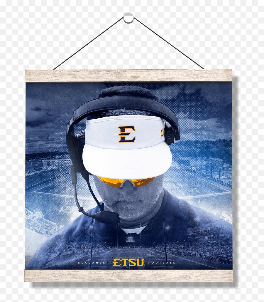 Etsu - Head Football Coach Randy Sanders Tennessee Volunteers Football Png,Head Icon Helmet