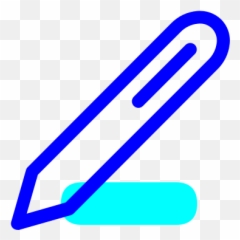 Blue - edit Vector Icons free download in SVG PNG Format Horizontal