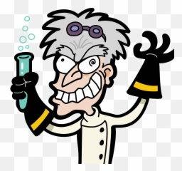 Filemad Scientist Transparent Backgroundsvg - Wikimedia Mad Scientist Clipart Png,Beard Transparent Background
