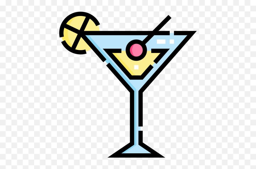 Cocktail - Free Food And Restaurant Icons Martini Glass Png,Martini Icon Png