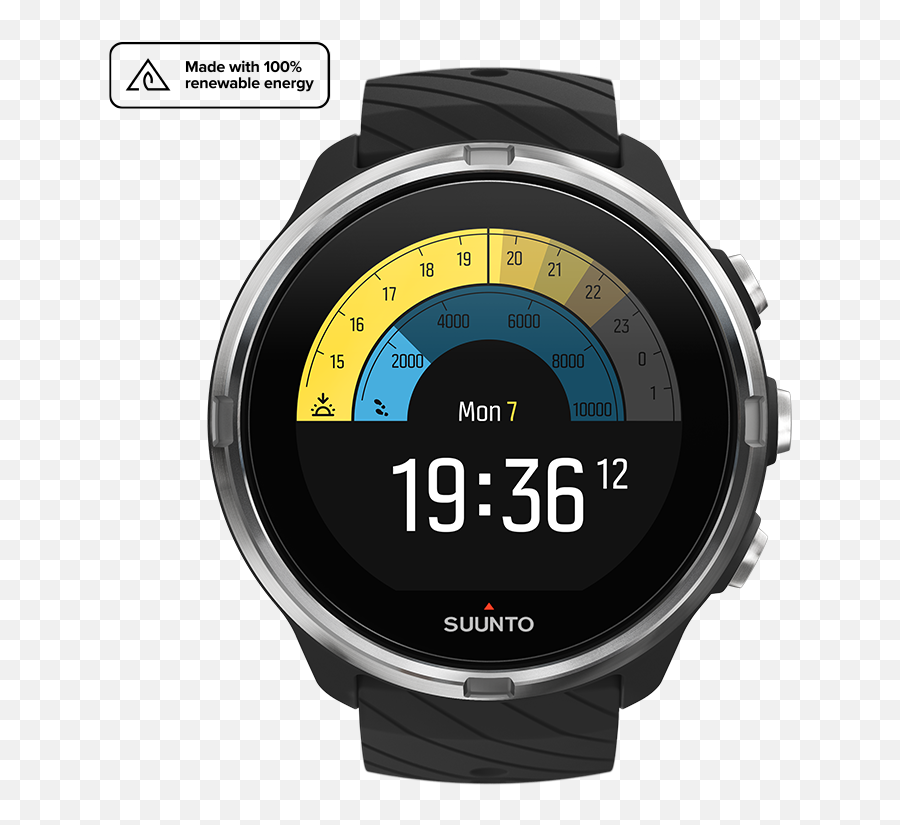 Suunto 9 Black - Suunto Baro 9 Png,No Battery Icon Windows 7