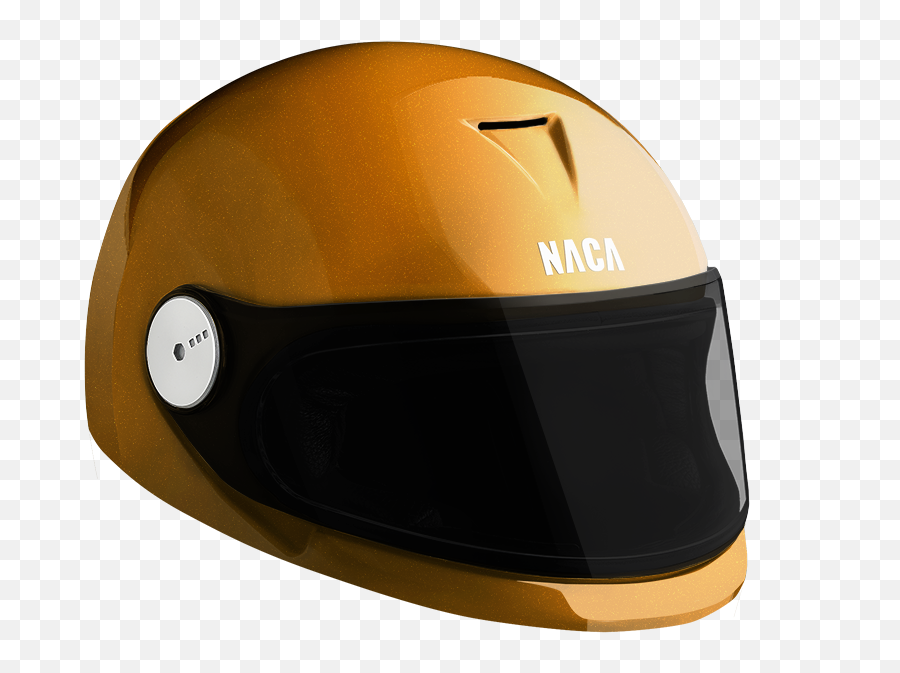 Full Face Helmet - Naca Helmet Motorcycle Helmet Png,Icon Gold Helmet