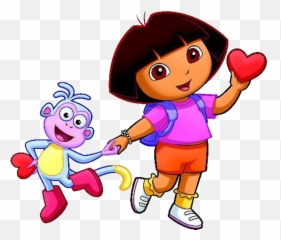 Cartoon Characters Dora The Explorer - Christmas Carol Adventure Png,Dora Png