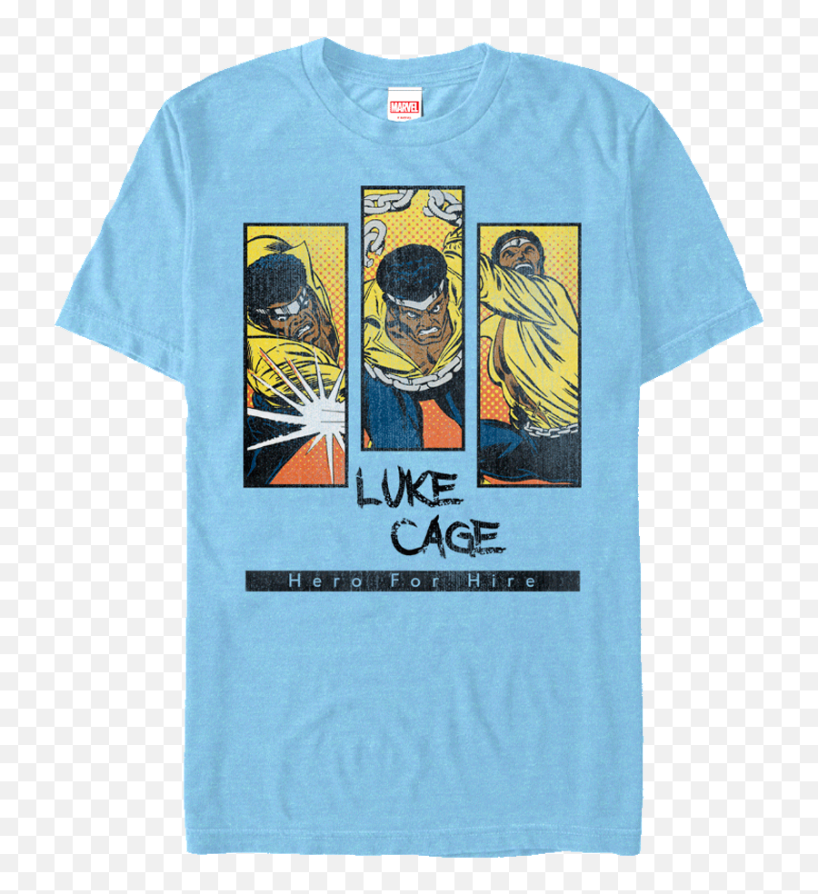 Luke Cage Hero For Hire T - Shirt Active Shirt Png,Luke Cage Png