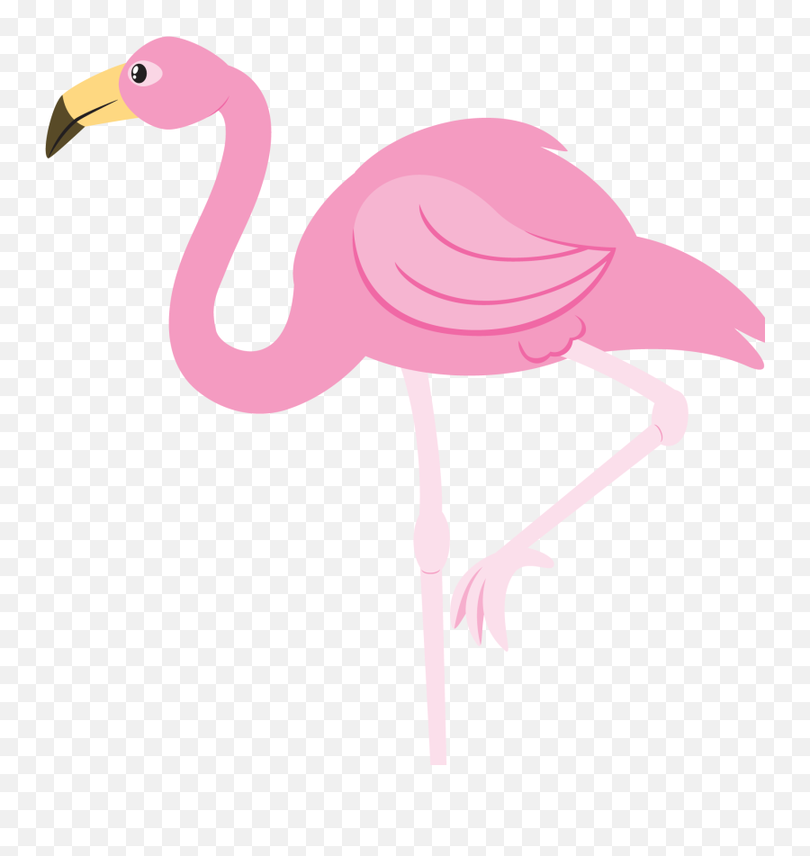 Flamingo Clipart Pink - Flamingo Clipart Transparent Background Png,Flamingo Transparent Background