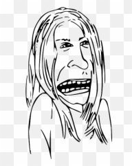 Music Outline Rock Cartoon Rocker Singer - Public Rocker Kartun Png,Rocker Png