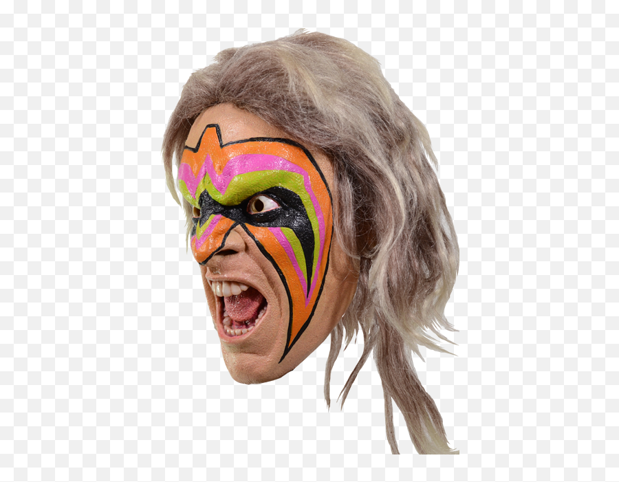 Wwe Ultimate Warrior Adult Size - Ultimate Warrior Face Mask Png,Ultimate Warrior Logo