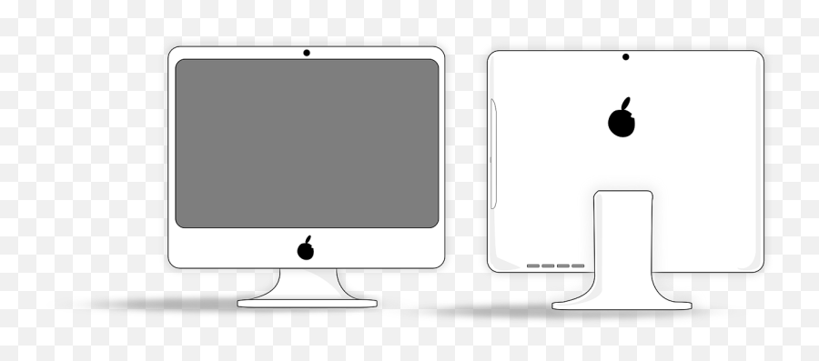 Apple Computer Png - Apple Computer Mac Monitor Png Image Sketsa Monitor Komputer,Computer Monitor Png