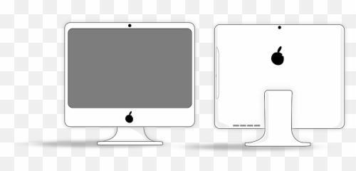 Apple Computer Png - Apple Computer Mac Monitor Png Image Sketsa Komputer