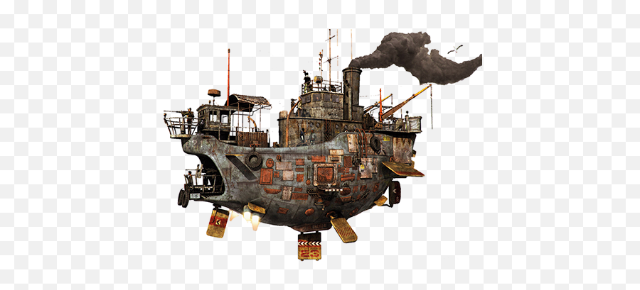 Airship Participation - Steampunk Airship Transparent Background Png,Airship Png