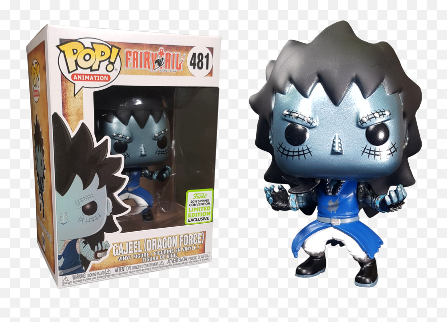 Fairy Tail - Gajeel With Dragonu0027s Scale Eccc19 Us Exclusive Gajeel Fairy Tail Funko Pop Png,Fairy Tail Transparent